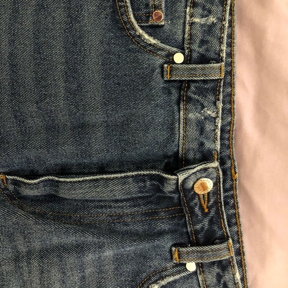 H&M Blue Denim Short Skirt US 12 NWT - Picture 2 of 5